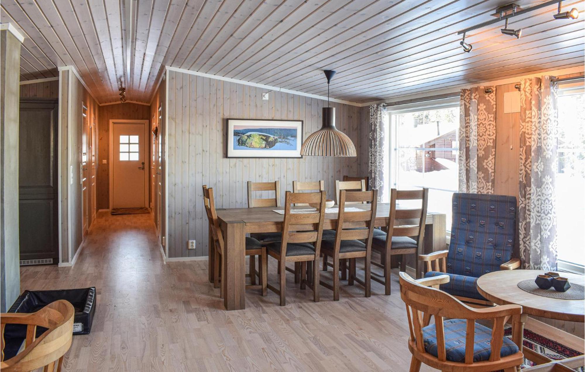 Lovely Home In Sjusjoen With Kitchen Exterior photo